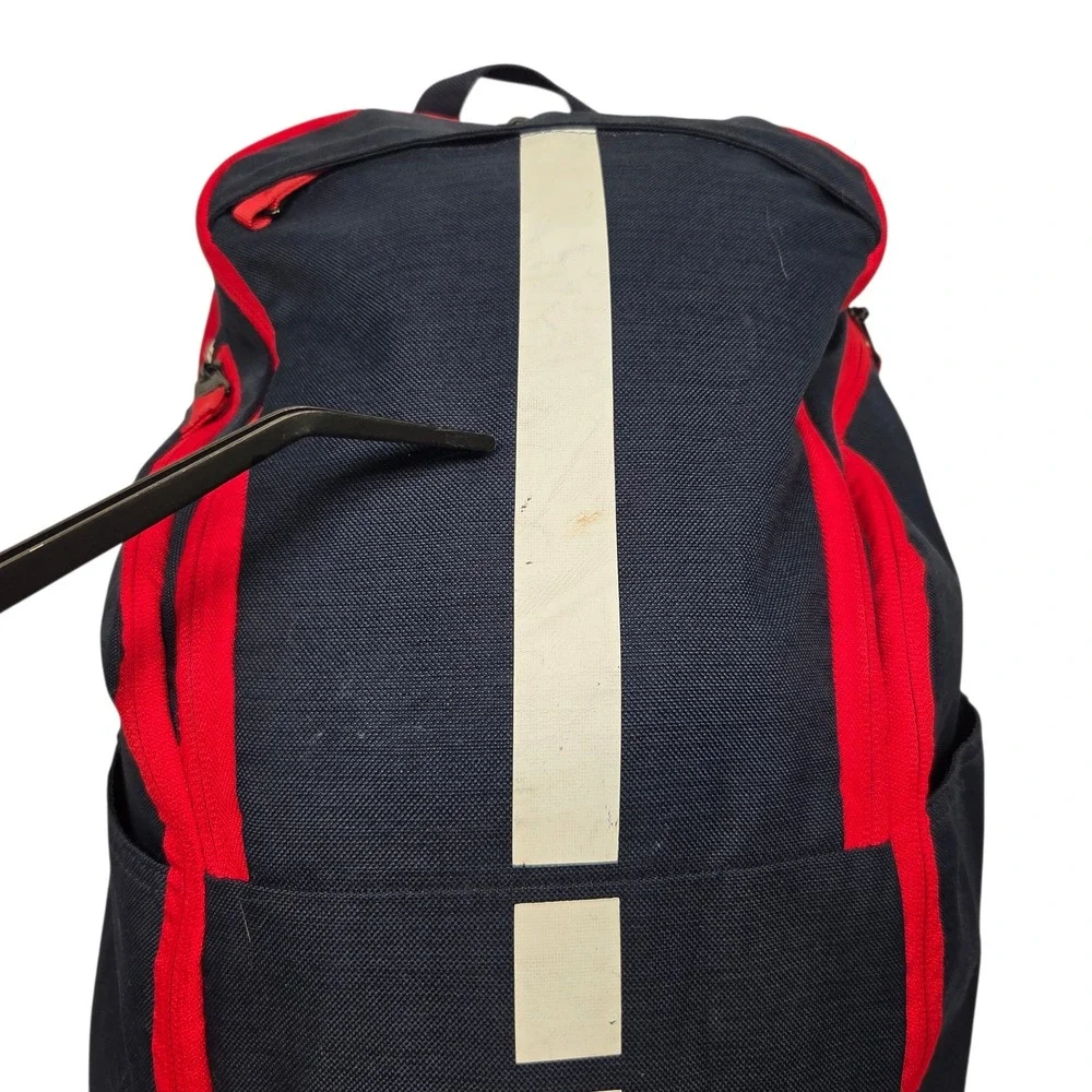 Nike Elite Basketball Backpack Unisex Large Navy Blue Red Hoops Sport Bag